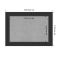 thumbnail image 6 of Amanti Art Corvino Black Framed Magnetic Board 29 x 21 in., 6 of 7