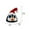 C, variant on Musical Christmas Santa Hat with Dancing Motion and LED Light Effects Battery Operated Singing Santa Hat with Multiple Holiday Songs Fun Christmas Party Supplies for Adults and Kids
