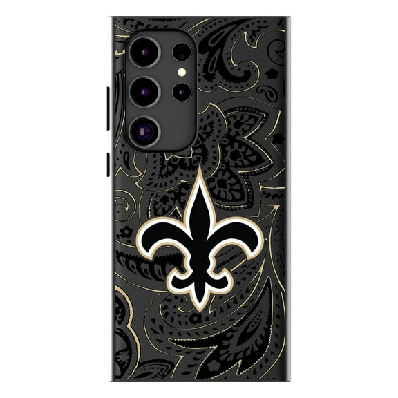 Keyscaper New Orleans Saints Paisley Galaxy Magnetic Bump Case
