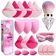thumbnail image 1 of Juego de esponjas de maquillaje JPNK, 20 unidades, con brocha para polvos, 1 of 6
