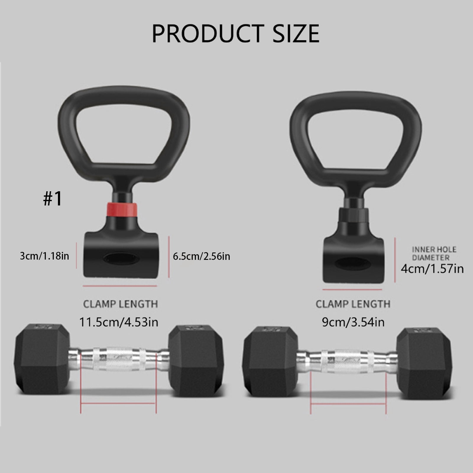 Kettlebell Rotating Handle Portable Kettlebell Adapter Weight Grip Handle Attachment Dumbbell To Kettlebell Converter