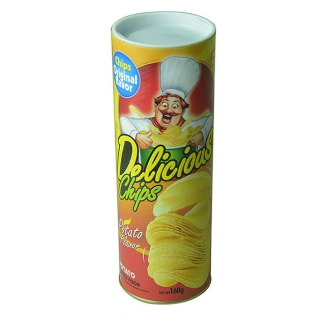 Potato Chip Can Prank Toy Jump Out Surprise Toy Party Scary Trick Joke Prop Potato Chip Prank Toy 5pcs Insect Toy