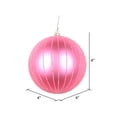 thumbnail image 2 of Vickerman 4" Mauve Matte Glitter Ball Christmas Ornament, 4 pieces per bag, 2 of 2
