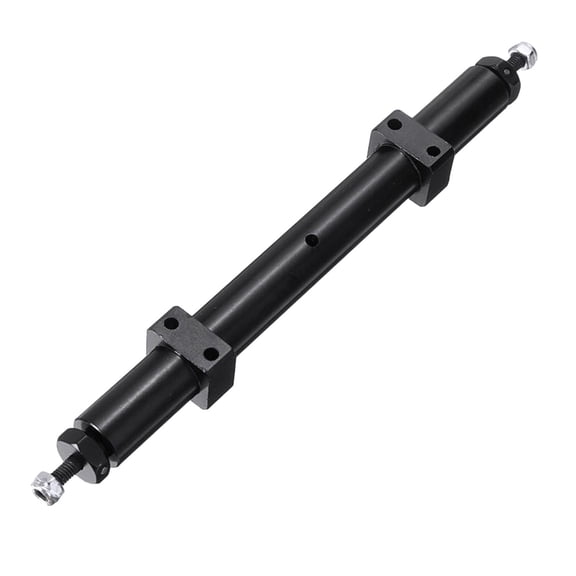 Metal No-powered Rear Wheel Axle Fit for 1:14 RC Trailer Parts 140mm