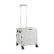 thumbnail image 1 of Carrito pequeño con ruedas Zulema versátil fácil de transportar sólido con tapa oculta cesta con ruedas cajón plegable gris, 1 of 8