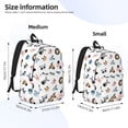 thumbnail image 3 of Lsque Cartoon Animals Pattern Canvas Daypack, Durable Backpack, High-quality Versatile Backpack,Vintage Compact Backpack-Small, 3 of 6