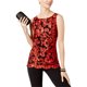 thumbnail image 1 of INC Blusa de punto con bordado en la parte delantera para mujer, rojo, extragrande I-N-C Tejer, 1 of 1