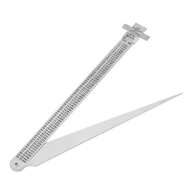 Rust-Resistant Mm And Inch Depth Gauge Feeler Gauge Stainless Steel Measurement Systems For Measure Industry Mechanical Tool