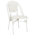 thumbnail image 5 of Safavieh Torino Metal Outdoor Dining Side Chairs - Set of 2, White, 5 of 13