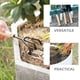 thumbnail image 5 of Juego de 3 herramientas de jardinería para plantas de interior, pala de mano, rastrillo de mano, pala de jardinería, suministros de jardinería, 5 of 7