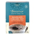 thumbnail image 4 of Teeccino Dandelion Caramel Nut Tea - Caffeine Free, Roasted Herbal Tea with Prebiotics, 3x More Herbs than Regular Tea Bags, Gluten Free - 10 Tea Bags, 4 of 6