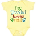 thumbnail image 3 of Inktastic My Grandad Loves Me Boys or Girls Baby Bodysuit, 3 of 5