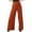 Coffee, variant on cocolona Womens Casual High Waist Pleated Pants Summer Loose Straight Elastic Waist Wide Leg Pants
