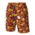 thumbnail image 5 of Kdxio Almond Nuts Pattern Mens Casual Shorts - Drawstring Summer Beach Sports Shorts for Men, 5 of 9