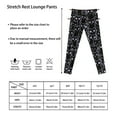 thumbnail image 6 of COEQINE Black Cat Print Girls Yoga Leggings Casual Pants Full Length Athletic Trousers High Waist Tummy Control, for 6-7 Years Kids Girls, 6 of 7