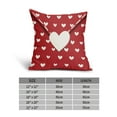 thumbnail image 3 of Valentines Day Pillow Covers 16x16 Inch Set of 2 White Heart Red Envelope Cotton Linen Decorative Throw Pillow Case Holiday Print Cushion Covers for Bedroom Sofa Living Room Chair Home Decor, 3 of 6