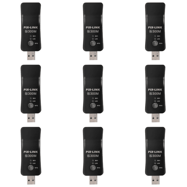 Adaptador USB TV Dongle 300Mbps Receptor Inalámbrico Universal RJ45 WPS