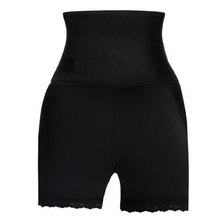 

Odeerbi Reduced Shapewear for Women Tummy Control Bodysuit Fashion Belts Corset Stylish Tunic Solid Hip Lift Pants Girdle Black