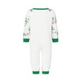 thumbnail image 5 of Elippeo Christmas Pajamas for Family Long Sleeve Tops + String Lights Print Pants Set Sleepwear, 5 of 10