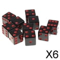 thumbnail image 1 of Paquete de 10 Dados de Plástico D6 Punteados Rojo Baoblaze, 1 of 8