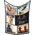 thumbnail image 5 of Fathers Day Blankets Gifts for Dad from Wife Daughter Son, Letter Warm Soft Throw Blankets for Dad, Dad Birthday Gifts, Father Blankets, I Love You Dad Blankets, 70"x 50", 5 of 5