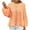 Orange---blue long sleeve shirt women, variant on Aboser Babydoll Shirts for Women Trendy Plaid Tunic Tops Baggy Lantern Sleeve Shirt Oversized Crewneck T-Shirts Flowy Loose Fitted Blouses Red L