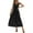 Black, variant on Spaghetti Straps Women Summer Maxi Dress Casaul Solid V-Neck Backless Cami Dresses with Pockets