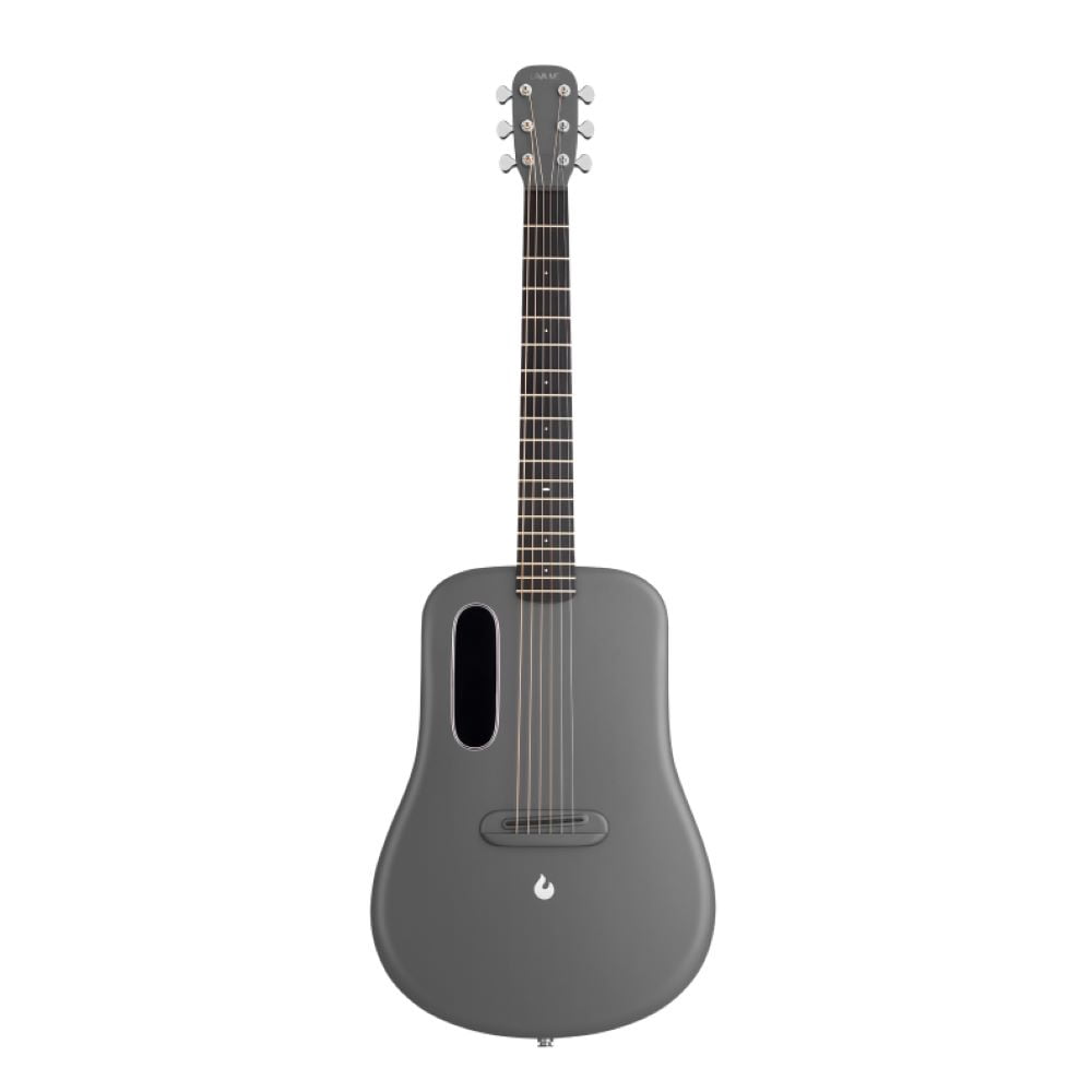 LAVA ME 4 Carbon 36 with Airflow Bag Space Grey w/ Rok-It Tripod Guitar Stand, Kopul PREM Performance Series Right Angle Cable and Celluloid Guitar Picks Shape Medium 12-Pack Bundle