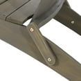 thumbnail image 5 of Eliphaz Acacia Wood Outdoor Foldable Adirondack Chair, Gray, 5 of 10