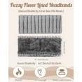 thumbnail image 3 of 2PCS Knit Winter Headbands for Women Fuzzy Wool Fleece Lined Ear Warmers Elastic Turban Crocheted Head Wrap Winter Accessories for Cold Weather, 3 of 7
