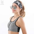thumbnail image 5 of Gustave Womens Tie Dye Headbands, Elastic Non Slip Sweat Absorbent Hair bands for Workout Running Yoga Fitness "Black", 5 of 9