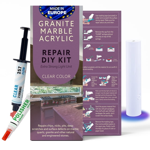 Kit de reparación NNREPAIR para granito, mármol, acrílico y más