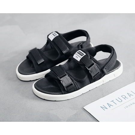 

Men s sandals new rubber platform slippers for summer casual trends for students beach shoes for wearing
