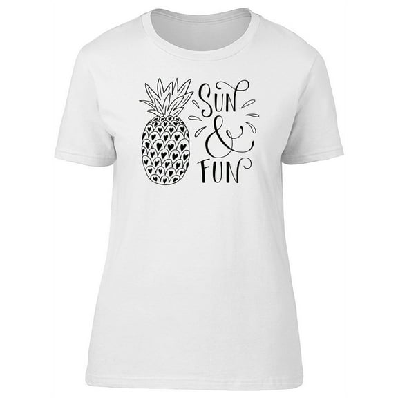 Sun & Fun Pineapple Tee Women's -Image by Shutterstock