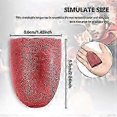 thumbnail image 3 of ZK-2pcs Red Simulation False Tongue Scary Horror Magic Props Tricky Toys 26s, 3 of 5