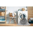 thumbnail image 2 of Ahgly Company Machine Washable Indoor Square Transitional Smokey Gray Area Rugs, 4' Square, 2 of 7