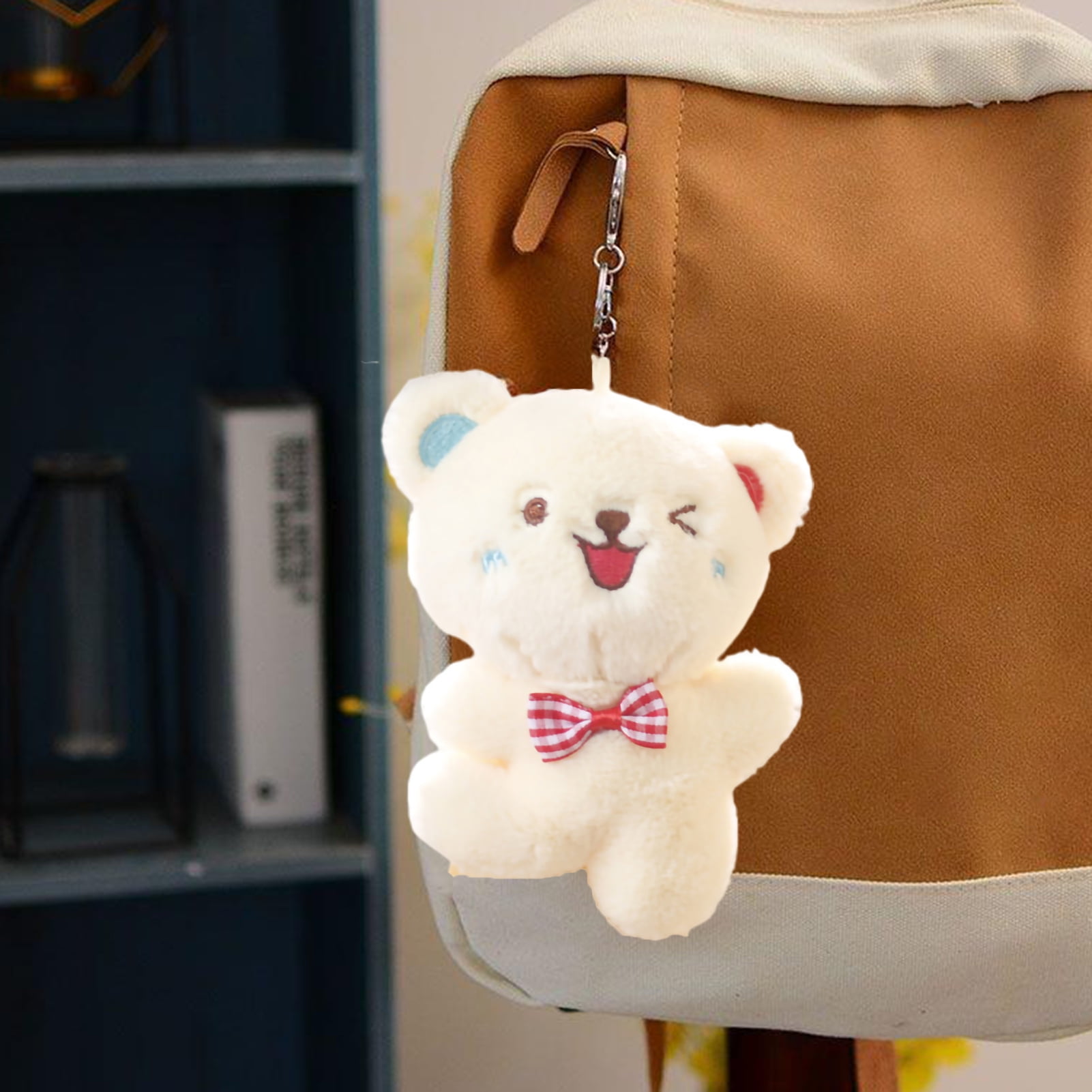 Amazon.com: Sarkoyar Car Key Chain Decorative Delicate Texture Cute Teddy  Bear Plush Keychain Toy Birthday Gift Green A : Clothing, Shoes & Jewelry