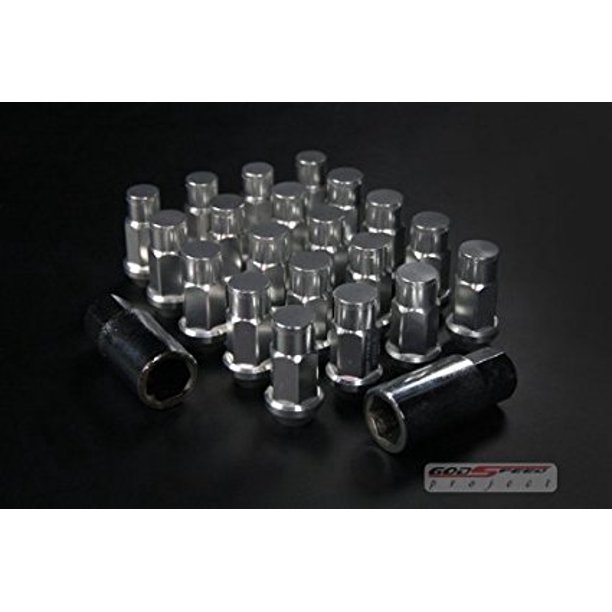 Type 4 50mm Aluminum Lug Nuts 5 Lug Kit (12mm X 1.50 Thread Size