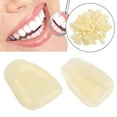thumbnail image 4 of Bolsa de 70 coronas temporales de resina para dientes superiores e inferiores para el cuidado bucal (amarillas y superiores), 4 of 10