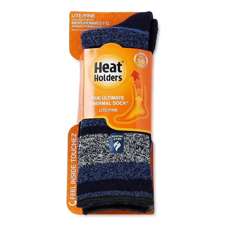 Heat Holders® Men's Lite Stripe Crew Socks