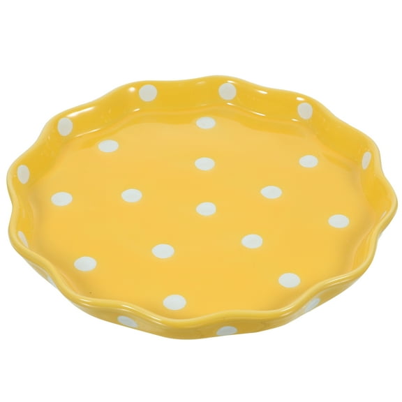 LITINKIMI Ceramic Plates Dots Elegant Breakfast Dessert Plate For Your Home Random