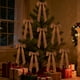 thumbnail image 4 of Decoraciones navideñas, lazos de terciopelo para árbol de Navidad, guirnaldas, lazos de terciopelo con lazos, decoración colgante, decoración de jardín, decoración navideña, decoración de Halloween., 4 of 5