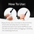 thumbnail image 6 of Seche Vite Dry Fast Top Coat Nail Polish, Alcohol-Free Quick Dry Clear Nail Polish, 0.5 fl oz, 2 Pack, 6 of 7