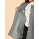 thumbnail image 5 of Abrigo largo elegante de invierno para mujer con cuello de solapa en gris claro M, 5 of 7