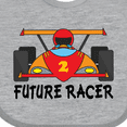 thumbnail image 4 of Inktastic Race Car Racing Boys Baby Bib, 4 of 4