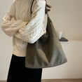 thumbnail image 1 of Vaidha Tote Bags For Women Work Bags Suede Slouchy Bag Handbag Office Tote Handbag Brown Suede Bag Tote Bag For Women Suede Shoulder Bag For Work Handle, 1 of 6