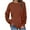 Brown, variant on Scyoekwg Sweatshirts for Womens Casual Long Sleeve Crewneck Sweatshirts Solid Color Tops Lightweight Loose Fit Casual Trendy Ladies Tops Mint Green XXL