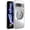 White, variant on Designed for Google Pixel 10 Pro XL Crystal Clear Back Case, Luxury Case with Lens Protector Drop Protective Magnetic Rotating Ring Kickstand Shockproof Thin Fit Phone Case Cover, Black
