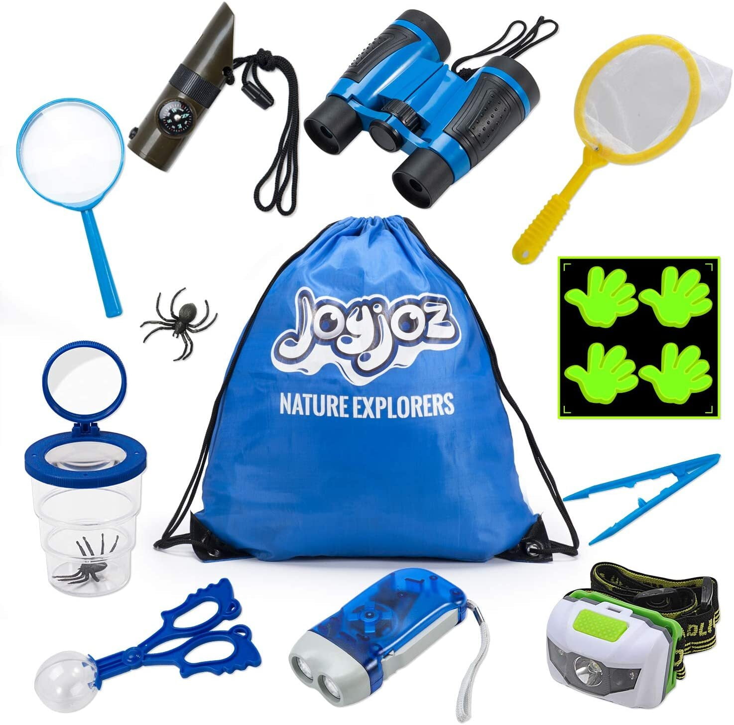 Flashlight, Binoculars Kids Outdoor Kit With Compass Joyjoz Adventure Kit 
