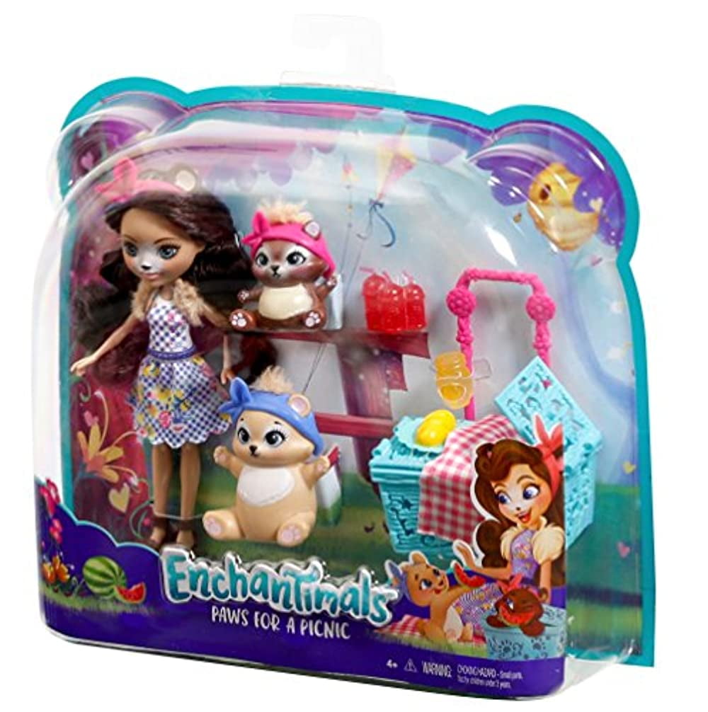 Enchantimals Paws for a Picnic Doll Set